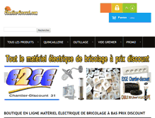 Tablet Screenshot of e2ge-chantier-discount.com